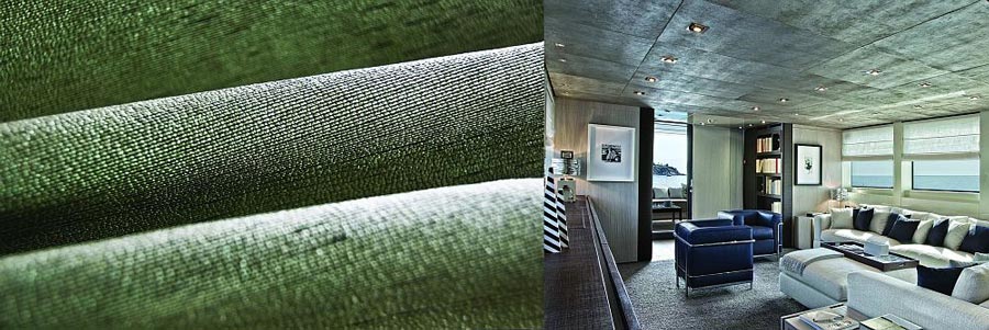 Lasergeschlitztes Leder