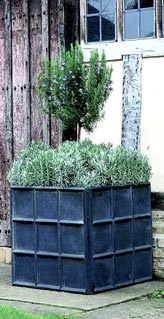 Two Foot Ribbed Planter